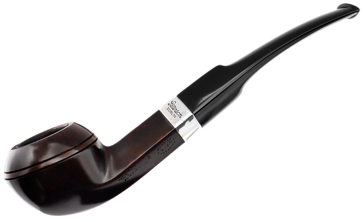 Peterson Junior Heritage Silver Mounted Bent Bulldog Fishtail
