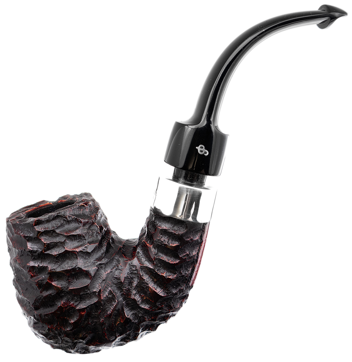 Peterson House Pipe Rusticated Bent P-Lip