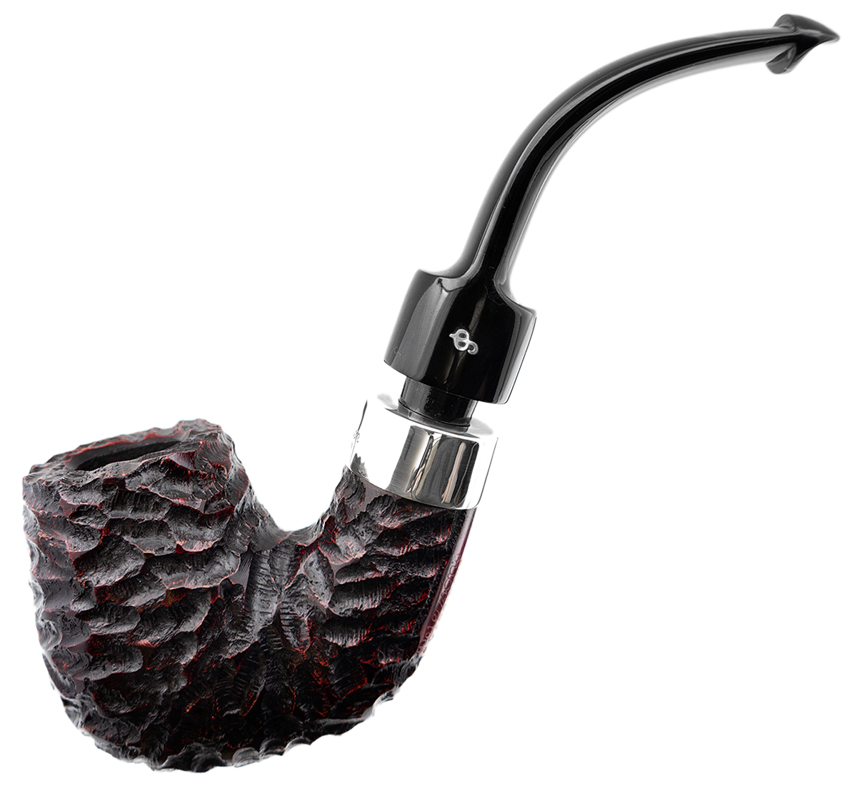 Peterson House Pipe Rusticated Bent P-Lip