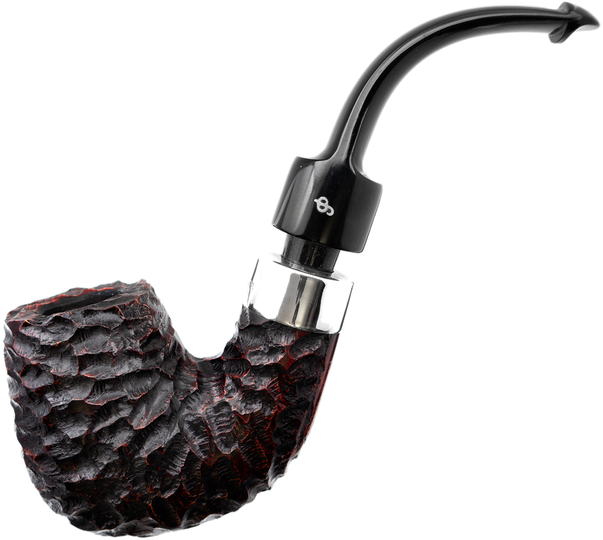 Peterson House Pipe Rusticated Bent P-Lip