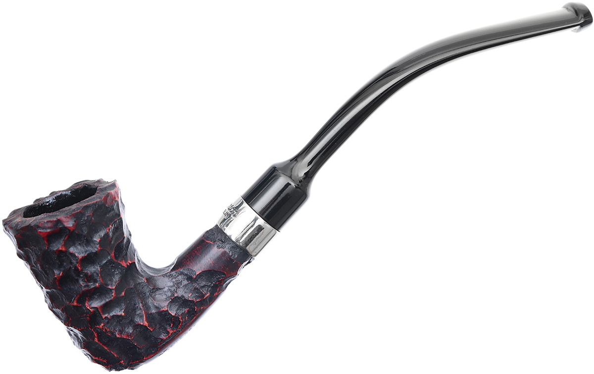 Peterson Speciality Rusticated Nickel Mounted Calabash Fishtail