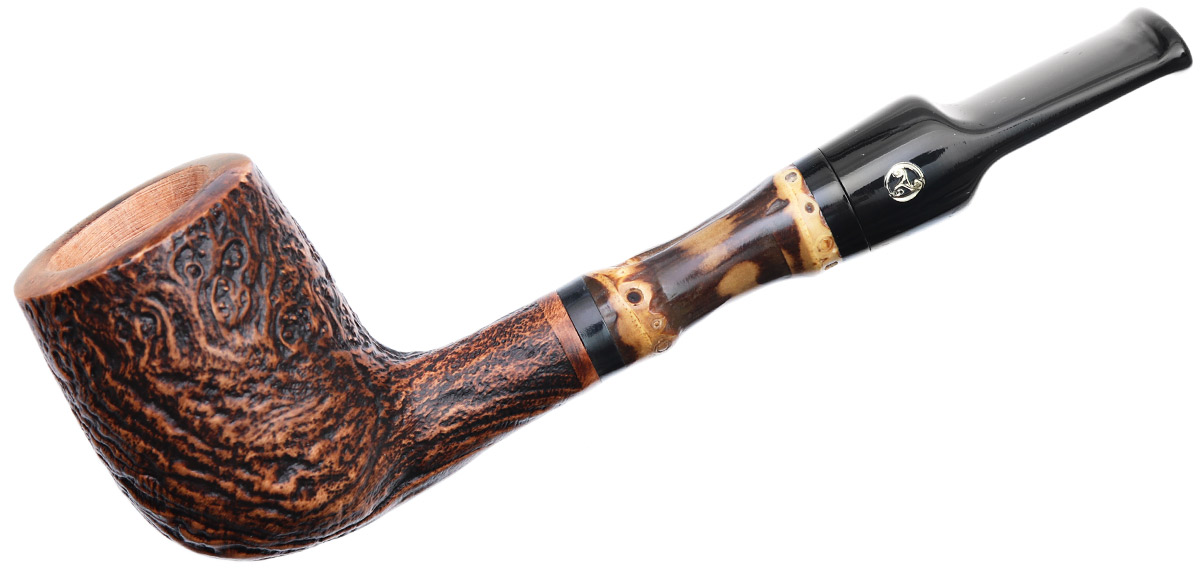 New Tobacco Pipes: Rattray's Bamboo Billiard Brown Sandblasted ...