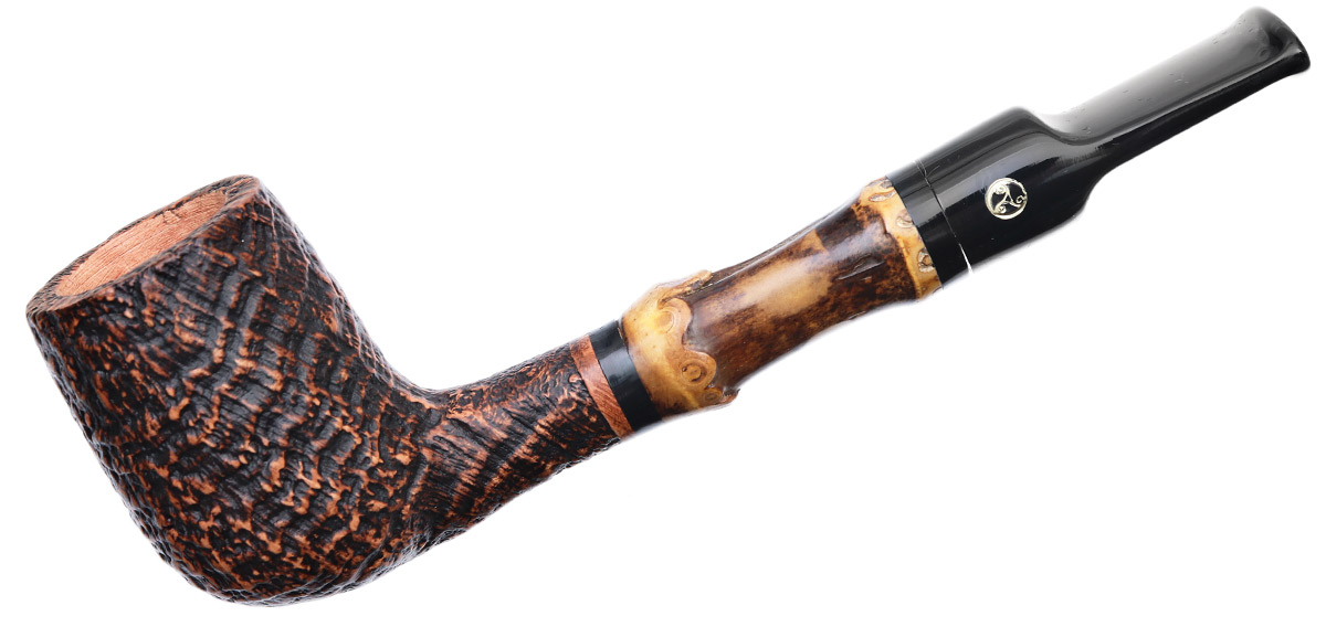 New Tobacco Pipes: Rattray's Bamboo Billiard Brown Sandblasted ...