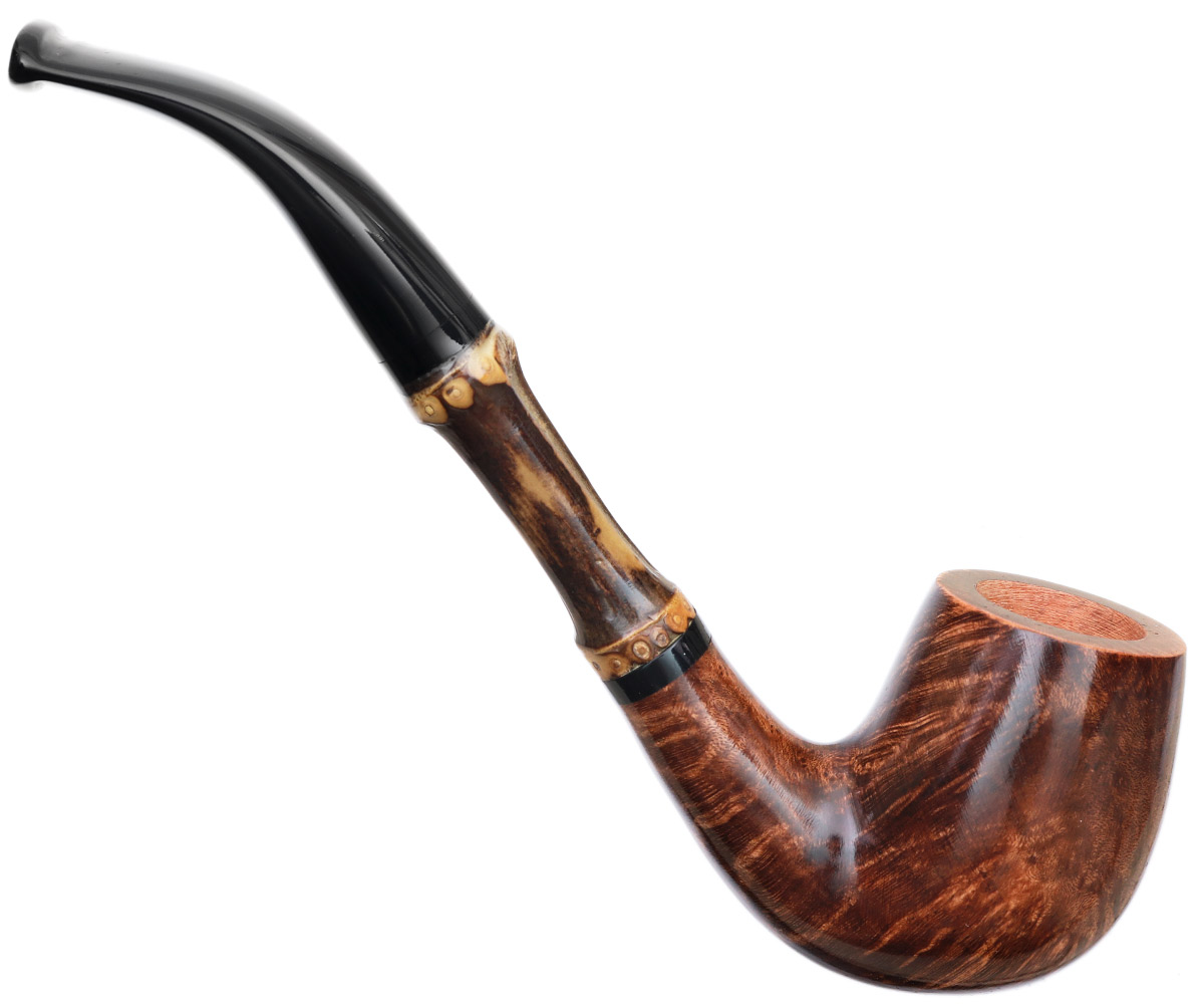 New Tobacco Pipes: Rattray's Bamboo Bent Billiard Brown Smooth ...