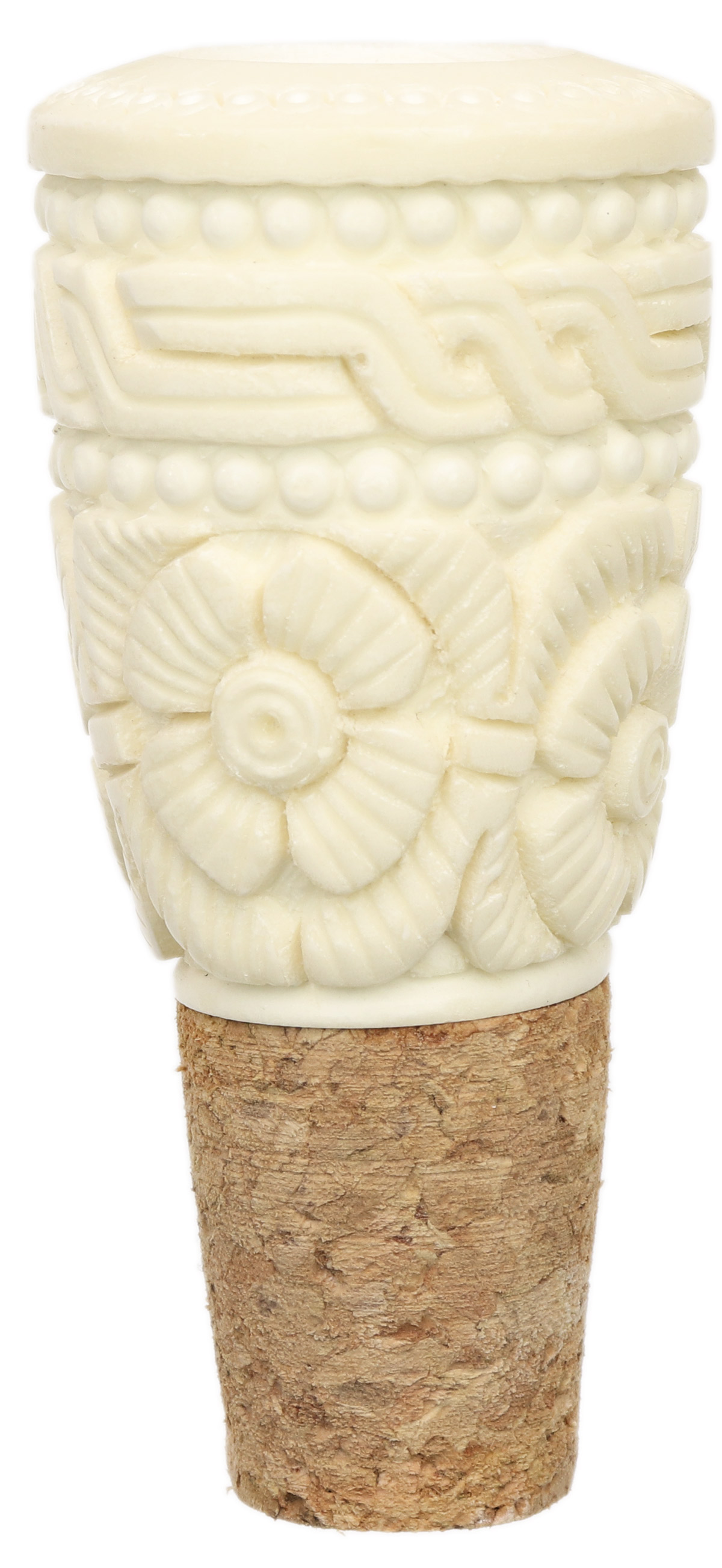 AKB Meerschaum Carved Floral Coloring Bowl