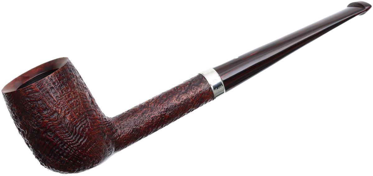 New Tobacco Pipes: Dunhill Cumberland Billiard with Silver (3110