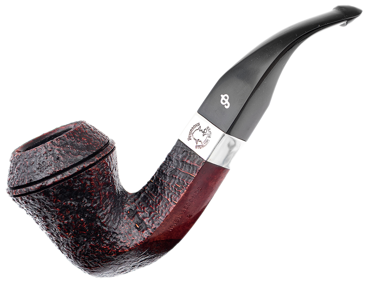 Irish Seconds Sandblasted Bent Bulldog with Silver Band P-Lip (2)