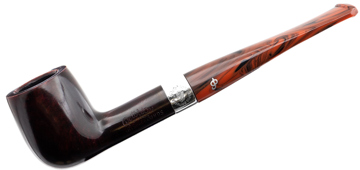 Irish Seconds Smooth Billiard with Silver Band Fishtail (2)