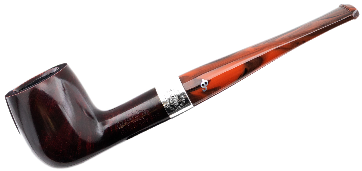 Irish Seconds Smooth Billiard with Silver Band Fishtail (2)