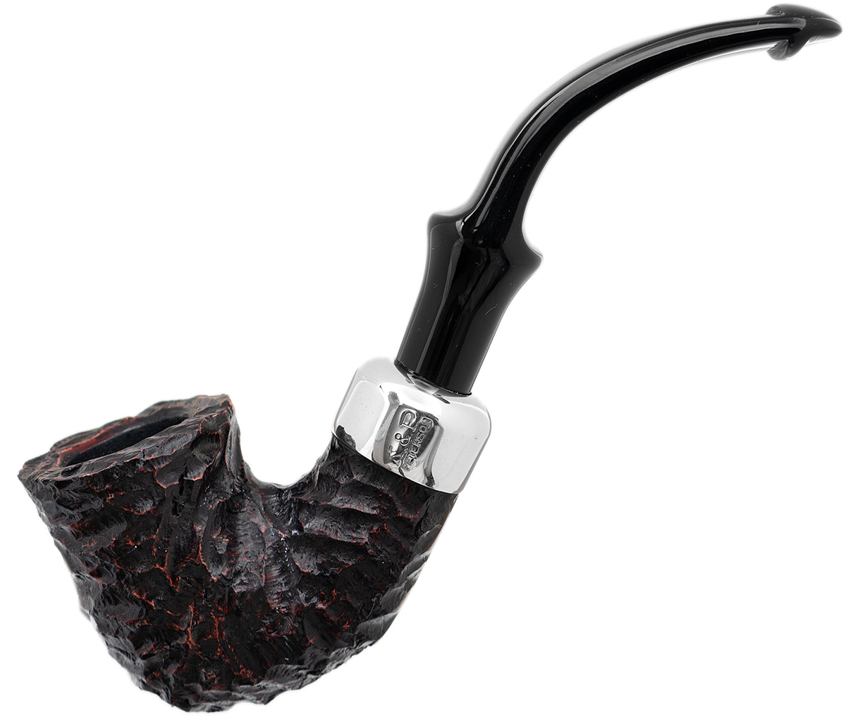 Irish Seconds Rusticated Calabash Army Mount P-Lip (3)