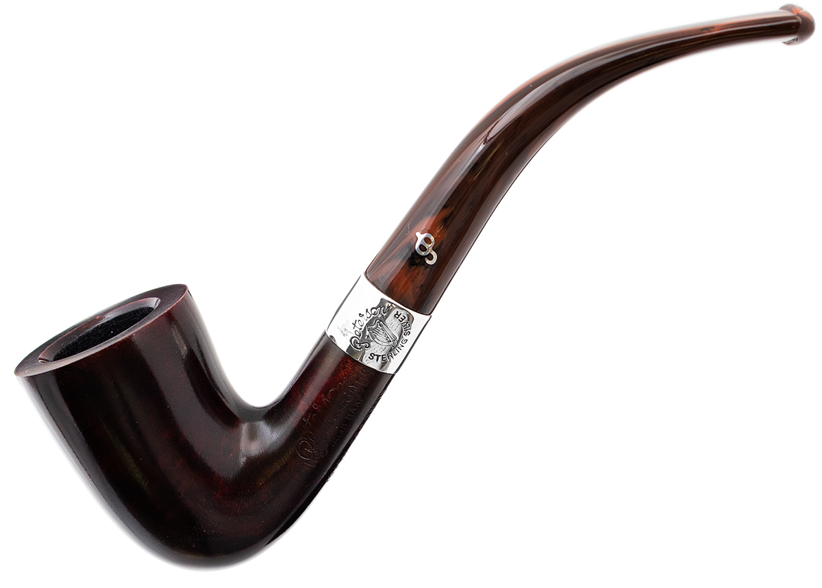Irish Seconds Smooth Bent Dublin with Silver Band Fishtail (2)