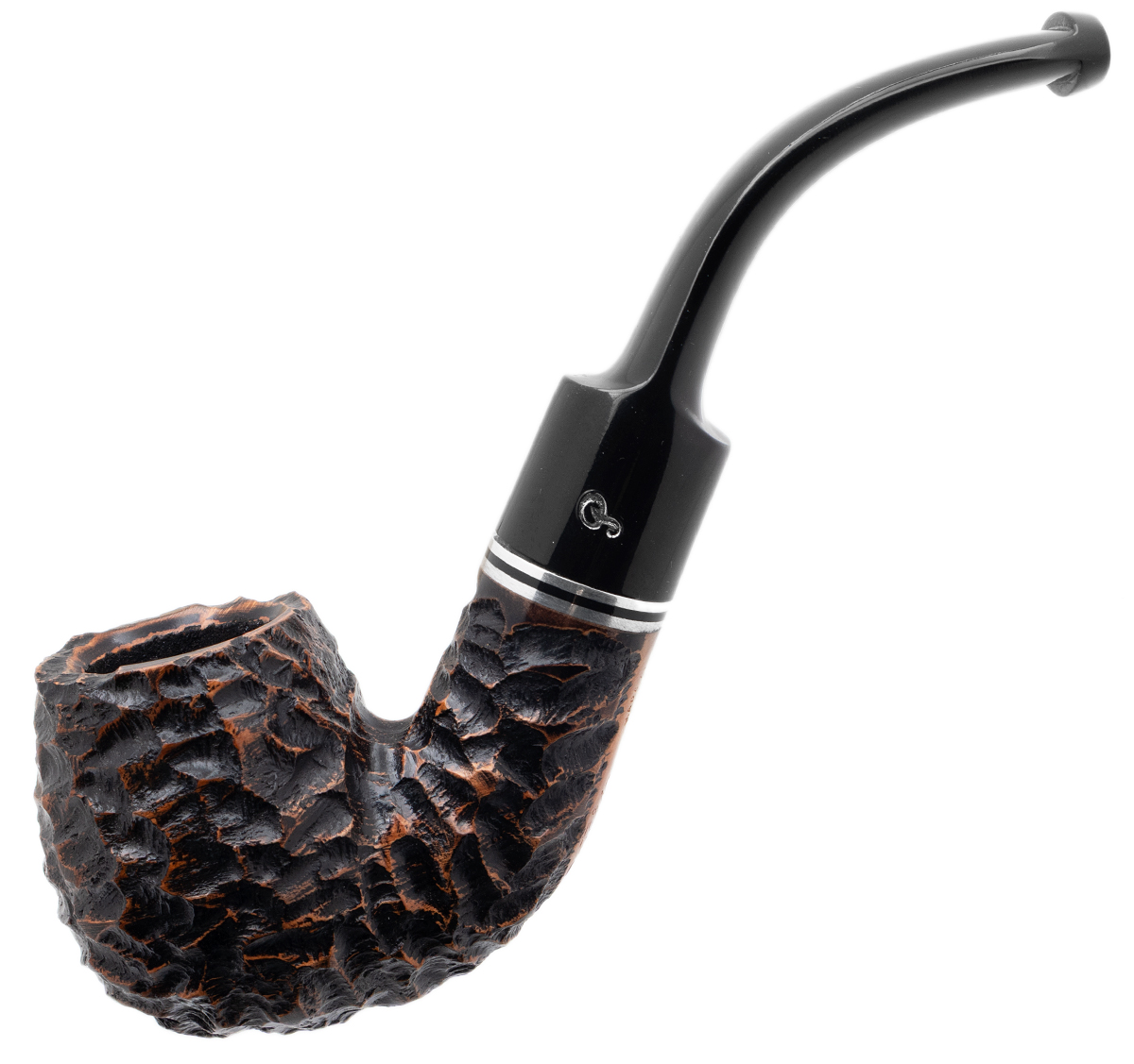 Irish Seconds Rusticated Bent Billiard Fishtail (3) (9mm)