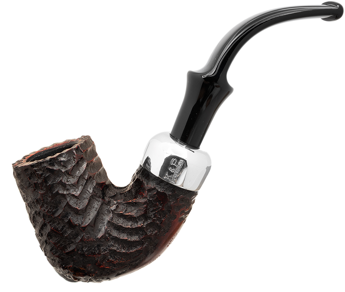 Irish Seconds Rusticated Bent Billiard Army Mount Fishtail (3)