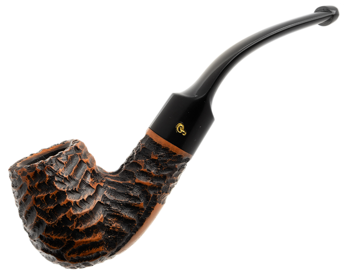 Irish Seconds Rusticated Bent Billiard Fishtail (3)