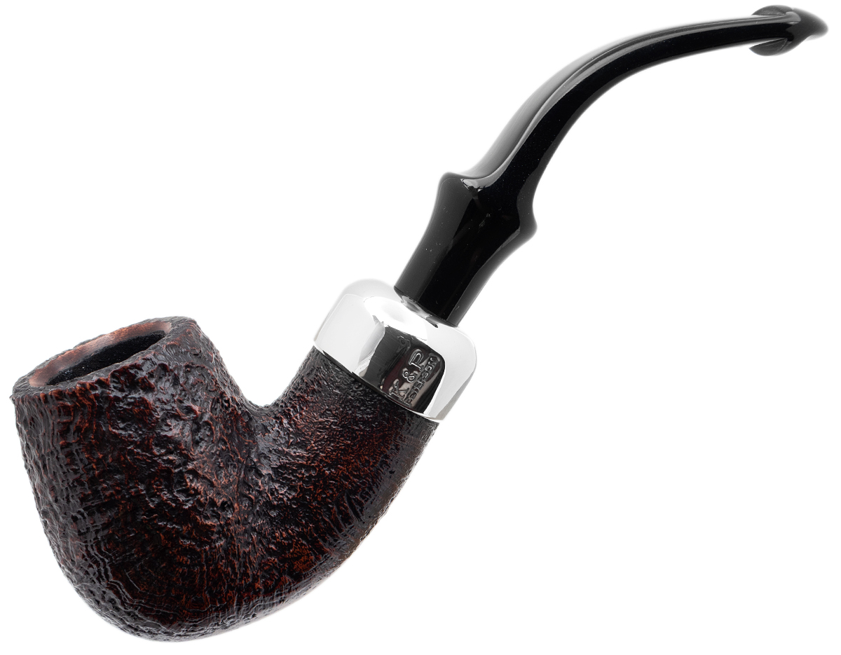Irish Seconds Sandblasted Bent Billiard with Army Mount P-Lip (3)