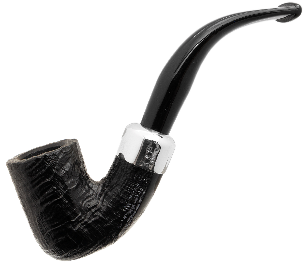 Irish Seconds Sandblasted Bent Billiard Army Mount Fishtail (3)