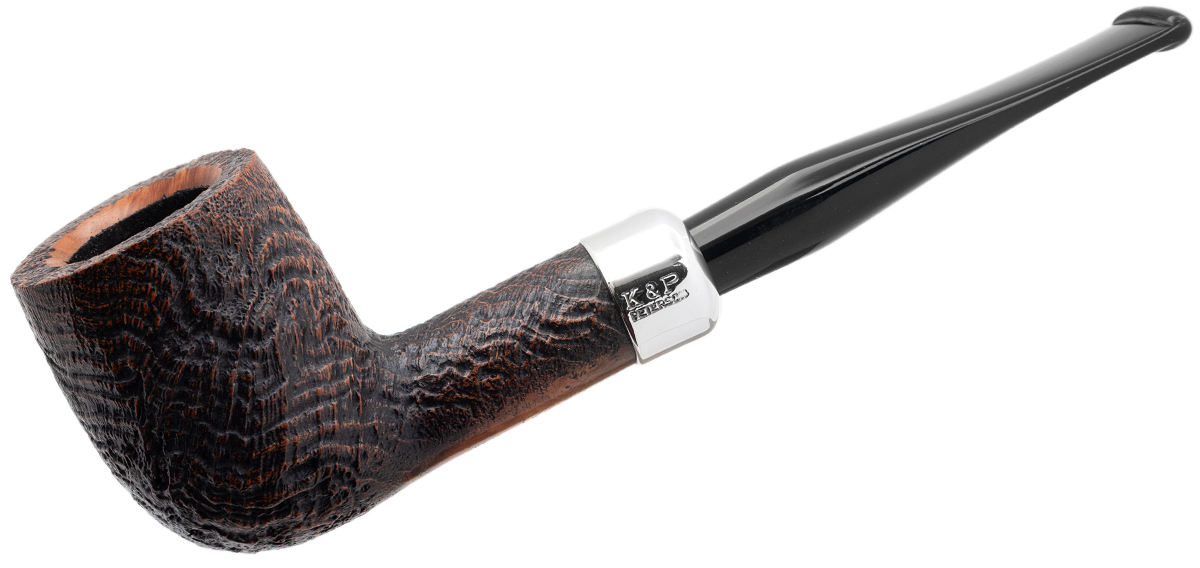 Irish Seconds Sandblasted Billiard with Army Mount Fishtail (3)