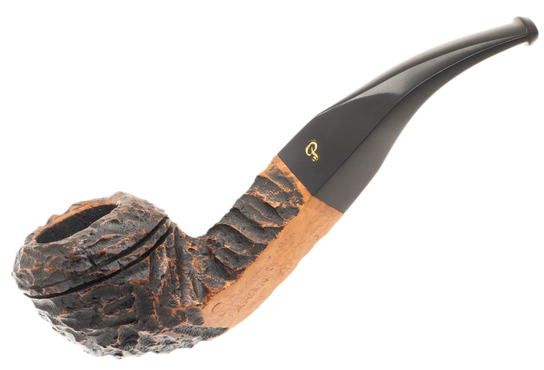 Irish Seconds Rusticated Bent Bulldog Fishtail (3)
