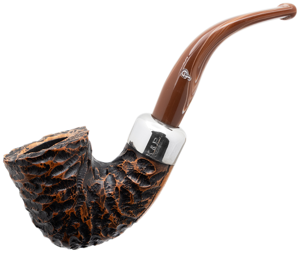 Irish Seconds Rusticated Calabash Army Mount Fishtail (3) (9mm)