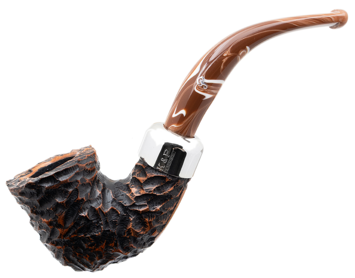 Irish Seconds Rusticated Calabash Army Mount Fishtail (3) (9mm)