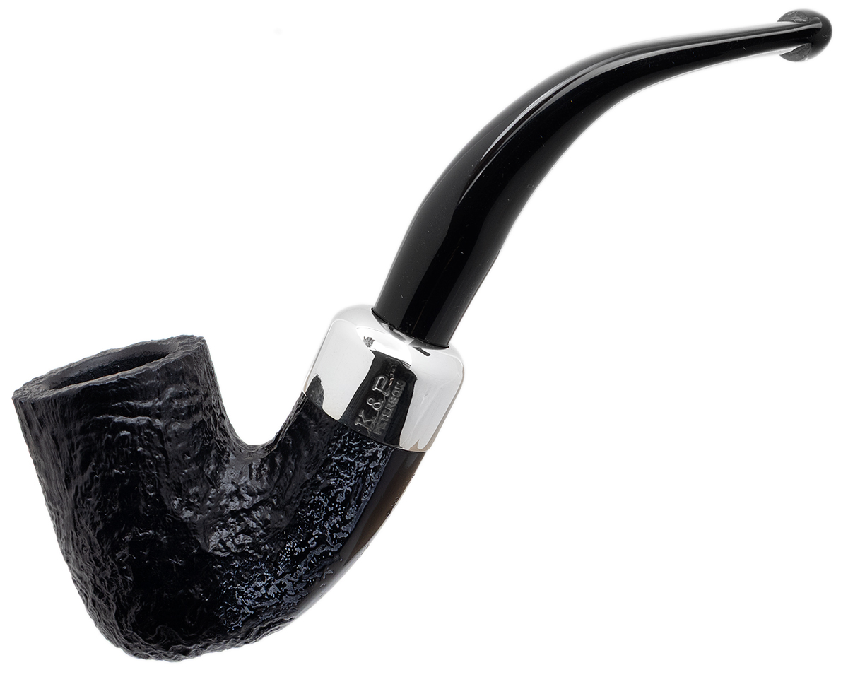 Irish Seconds Sandblasted Bent Billiard Army Mount Fishtail (3) (9mm)