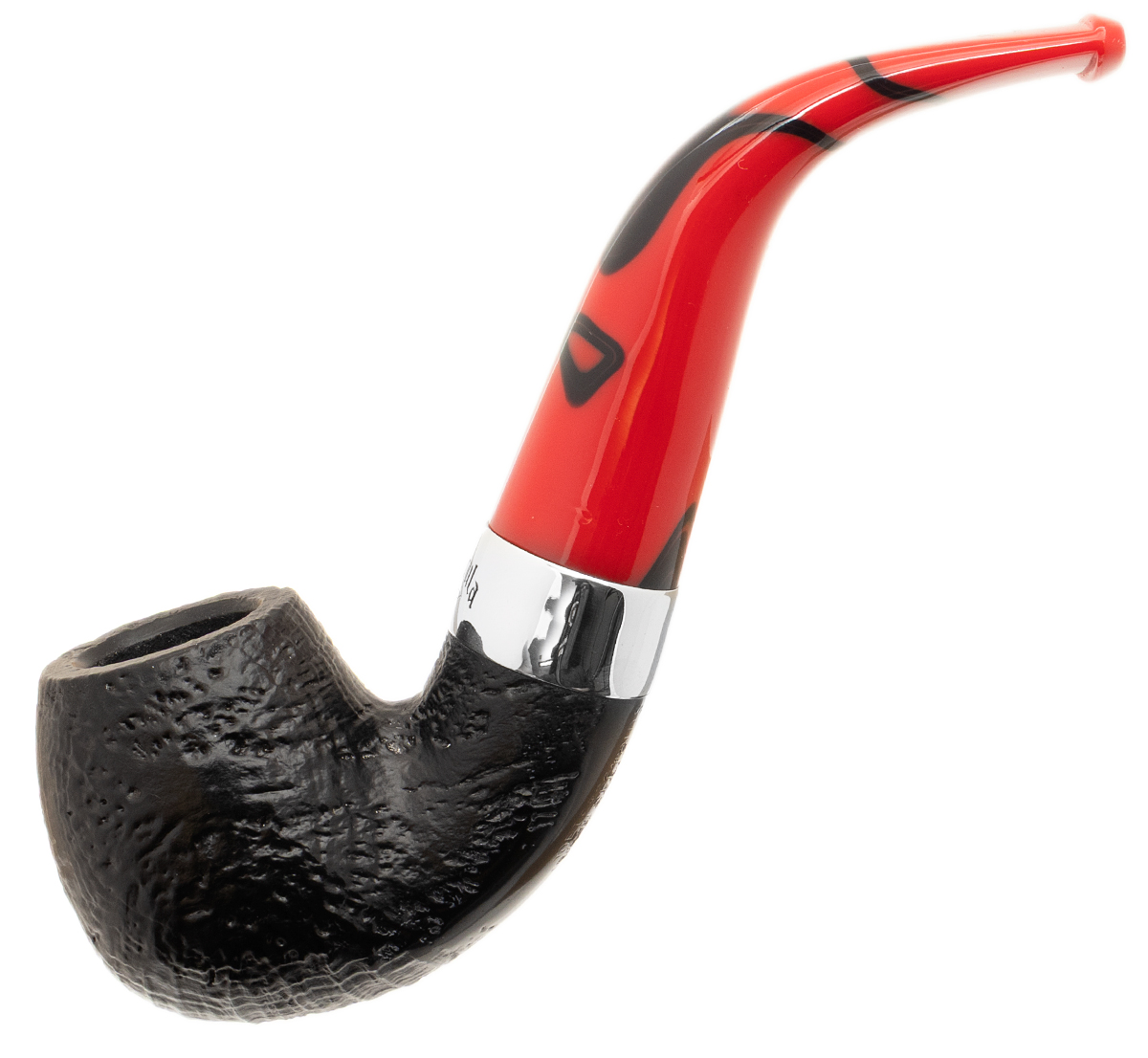 Irish Seconds Sandblasted Bent Billiard Fishtail (3)