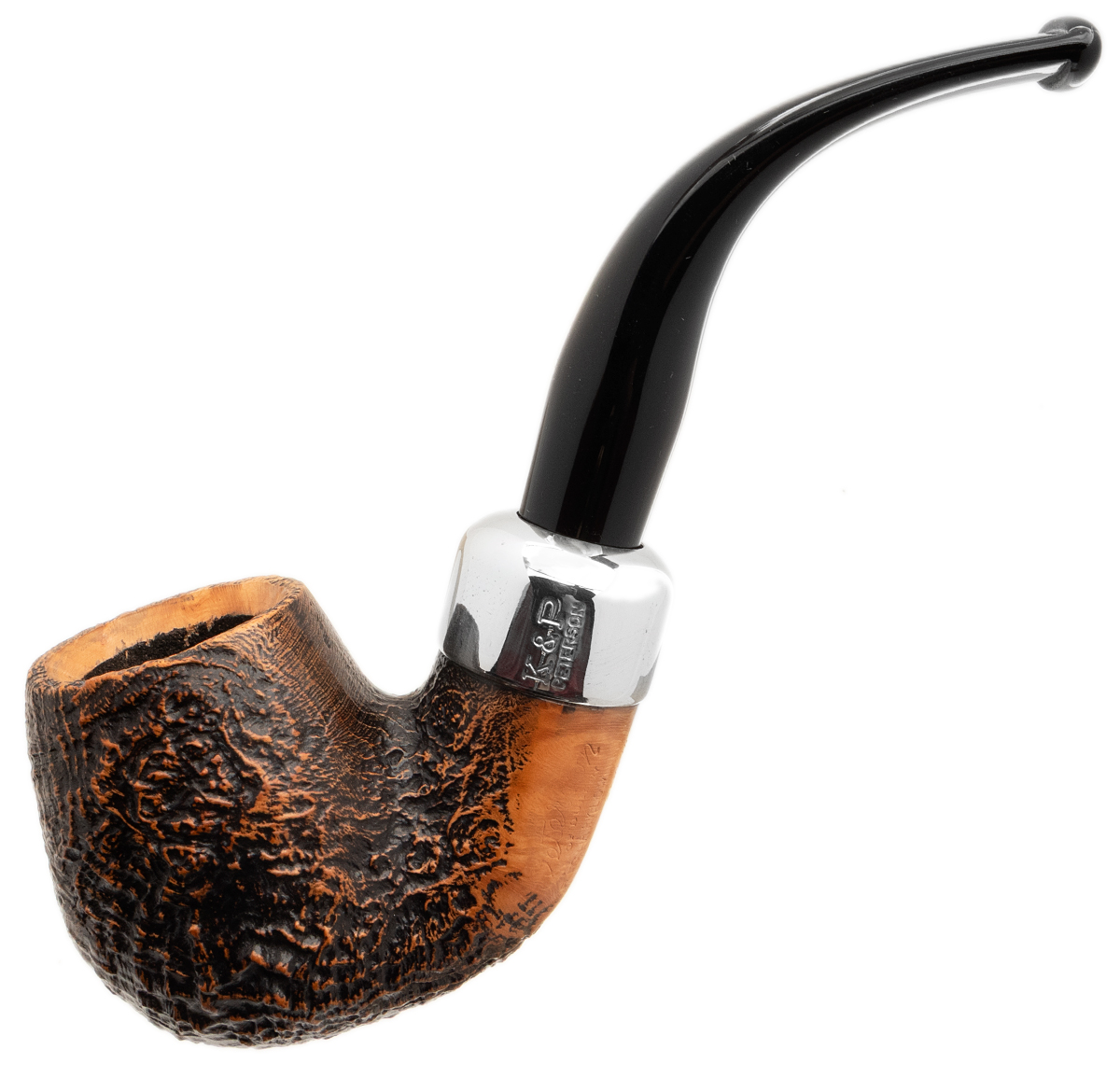 Irish Seconds Sandblasted Bent Billiard Army Mount Fishtail (3)