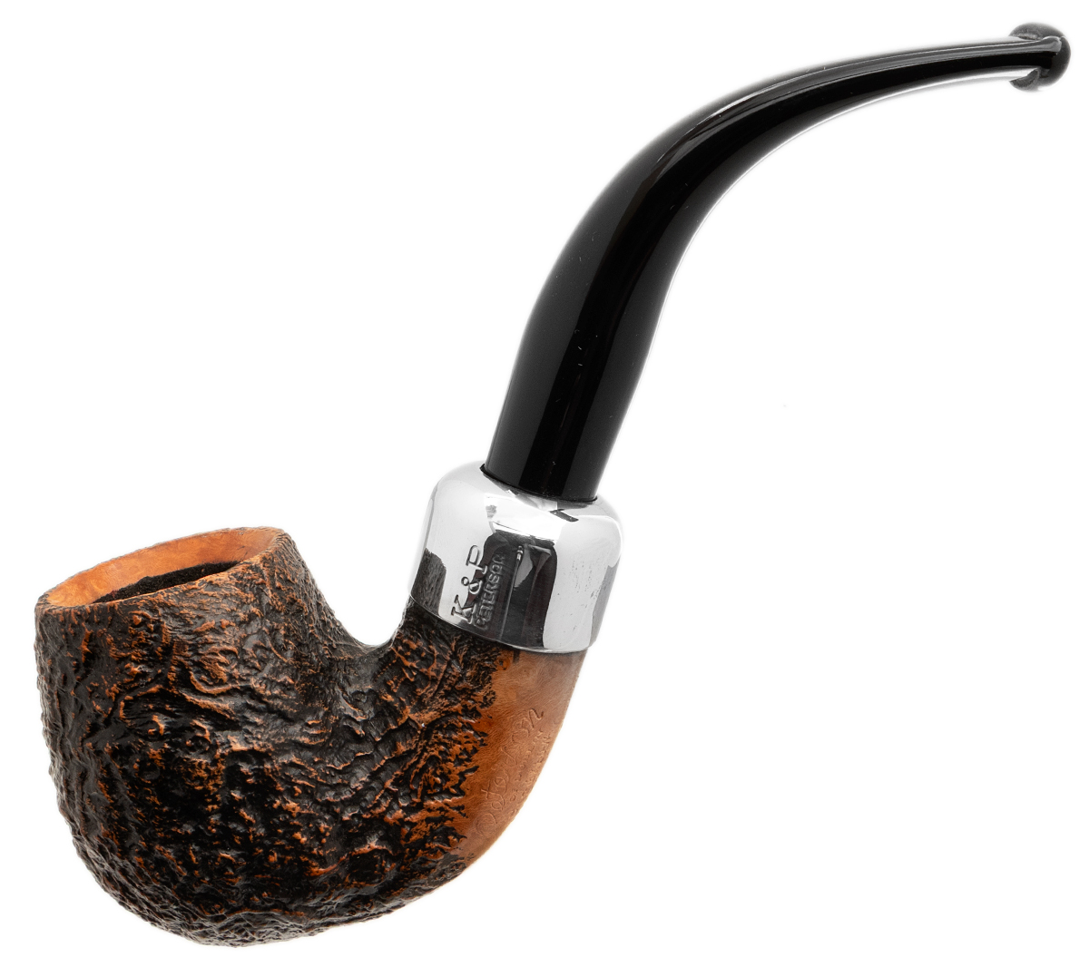 Irish Seconds Sandblasted Bent Billiard Army Mount Fishtail (3)