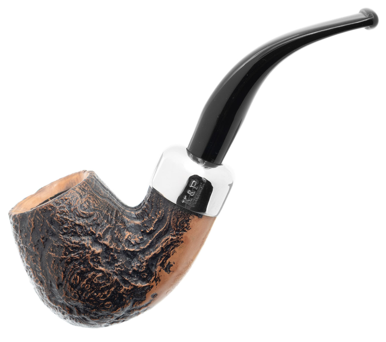 Irish Seconds Sandblasted Bent Billiard Army Mount Fishtail (3)