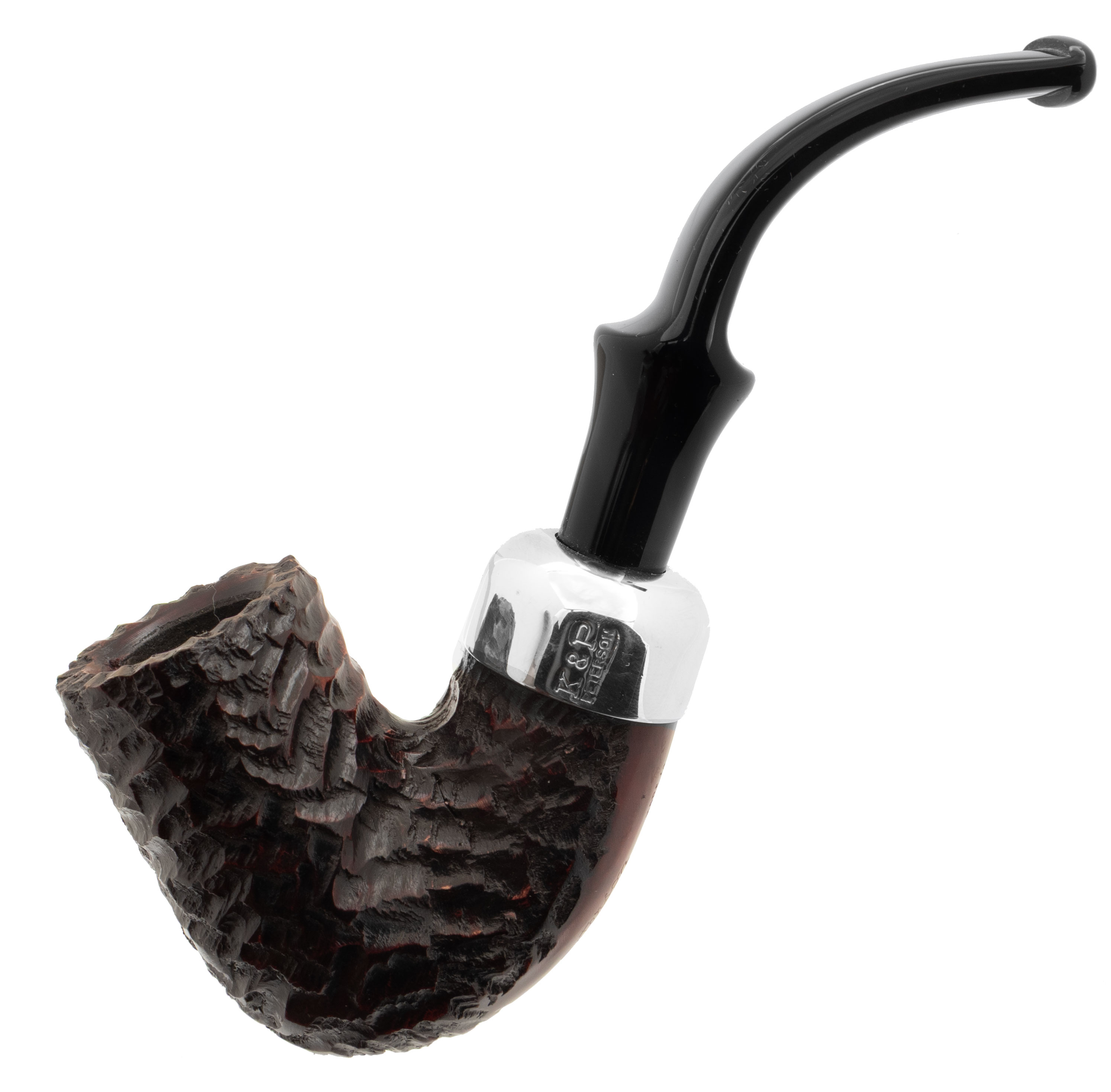 Irish Seconds Rusticated Bent Billiard Army Mount Fishtail (3)