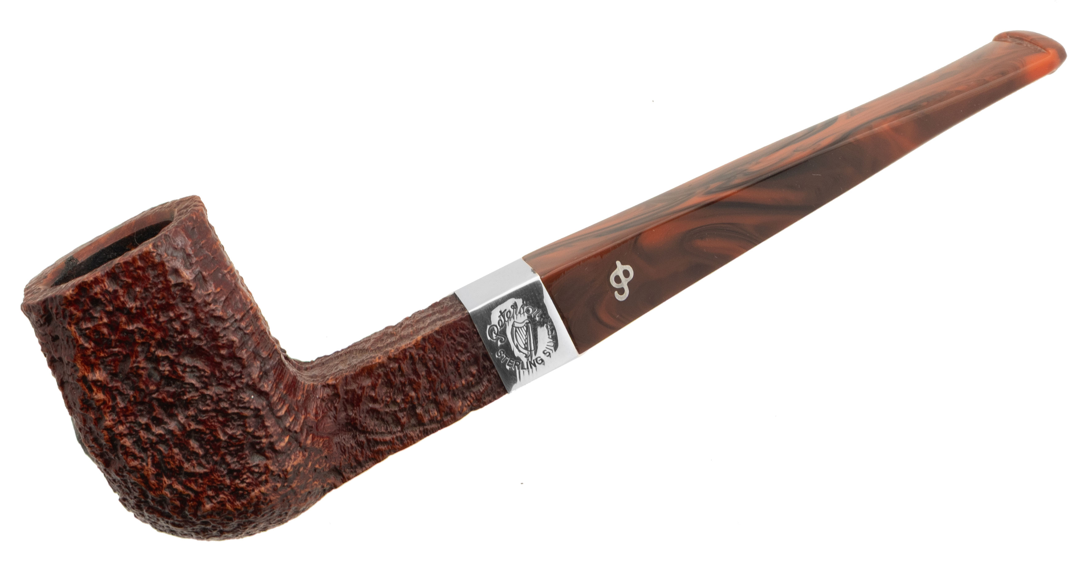Irish Seconds Sandblasted Paneled with Silver Band Fishtail (2)