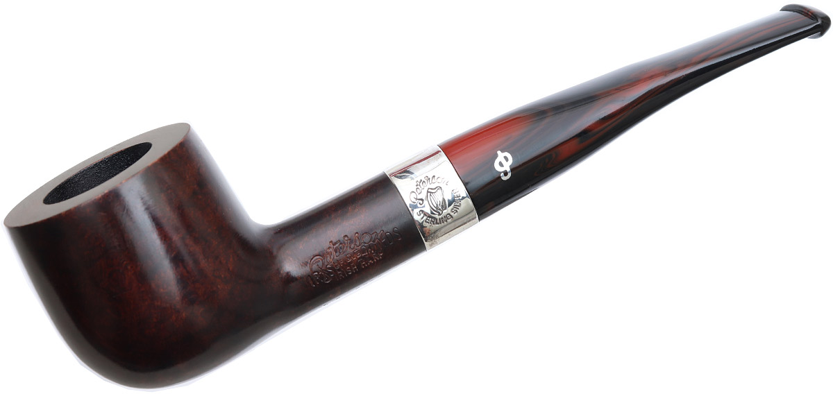 Irish Seconds Smooth Pot with Silver Band Fishtail (9mm) (2)