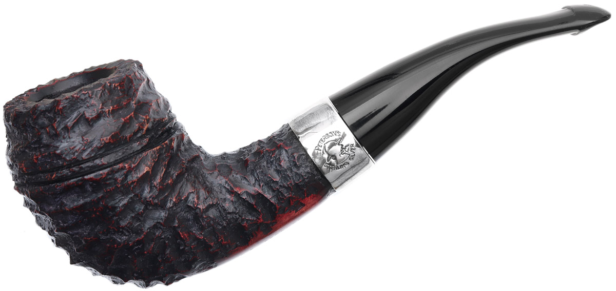 Irish Seconds Rusticated Rhodesian with Silver Band P-Lip (2) (9mm)
