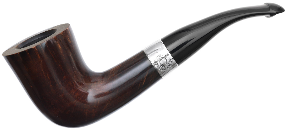 Irish Seconds Smooth Bent Dublin with Silver Band P-Lip (2)