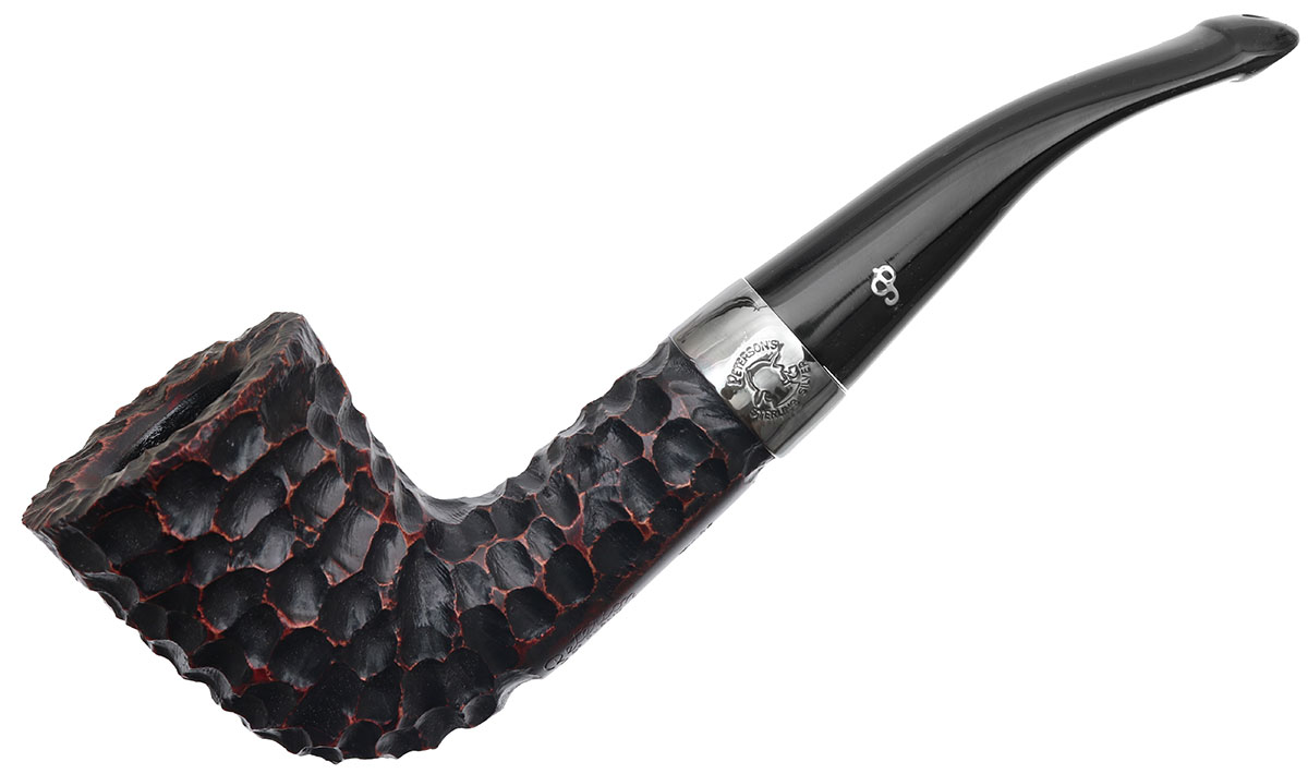 Irish Seconds Rusticated Bent Dublin with Silver Band P-Lip (2)