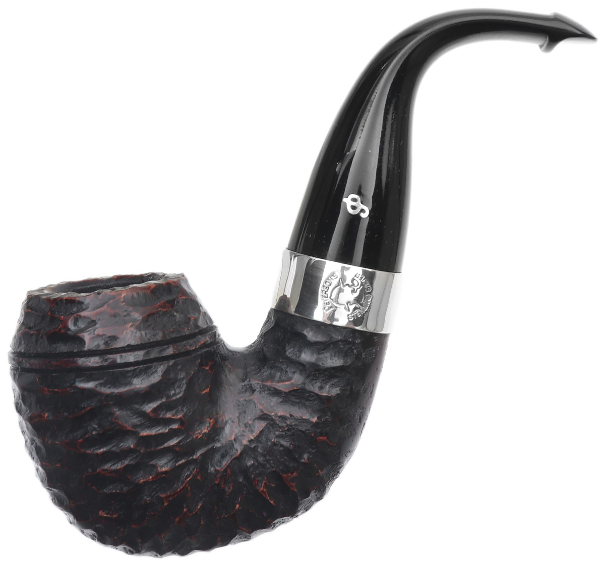 Irish Seconds Rusticated Rhodesian with Silver Band P-Lip (2)