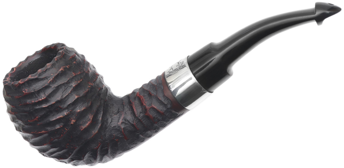Irish Seconds Rusticated Bent Egg with Silver Band P-Lip (2)