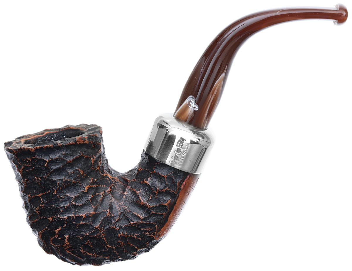 Irish Seconds Rusticated Calabash with Army Mount Fishtail (3)