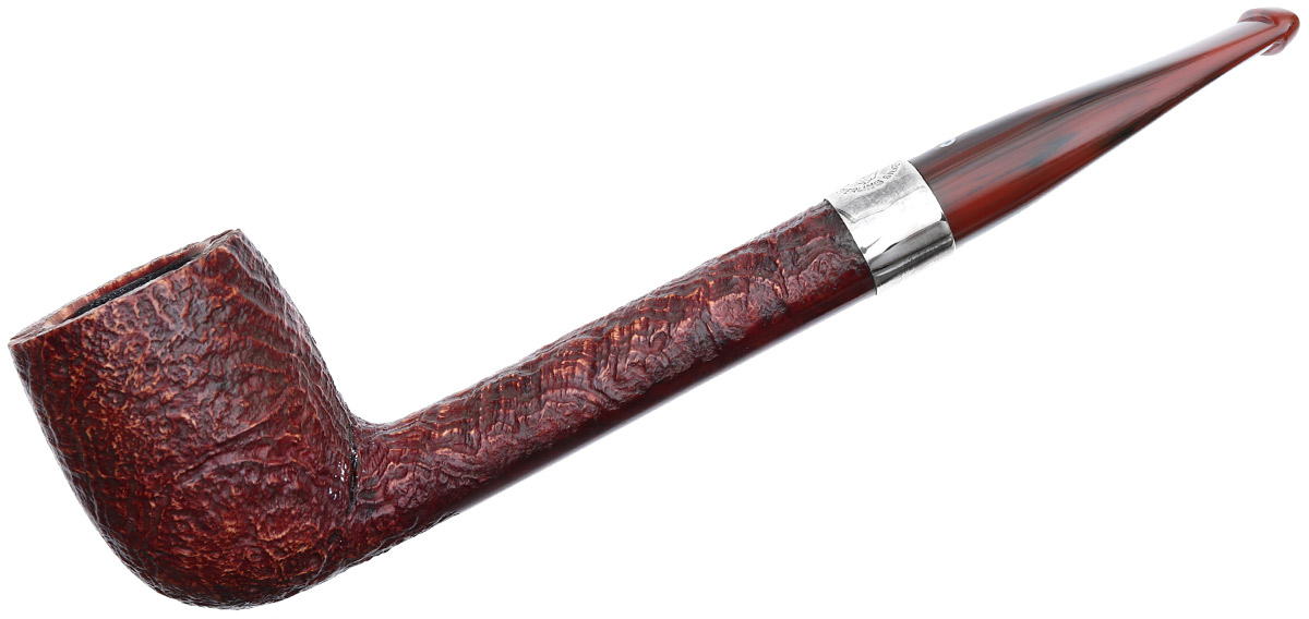 Irish Seconds Sandblasted Canadian with Silver Band Fishtail (2)