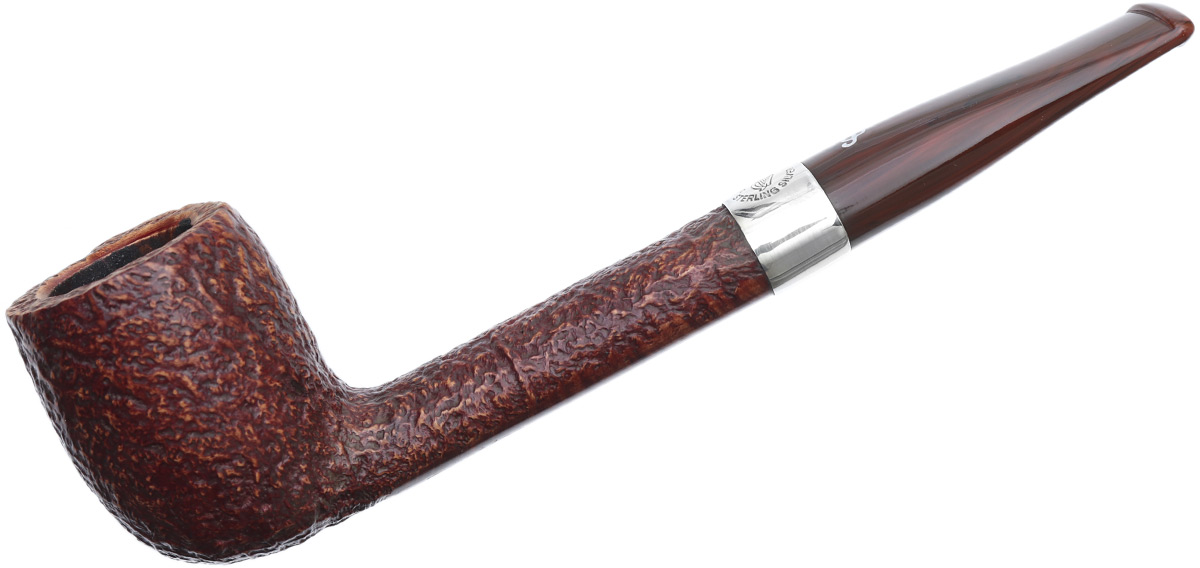 Irish Seconds Sandblasted Canadian with Silver Band Fishtail (2)