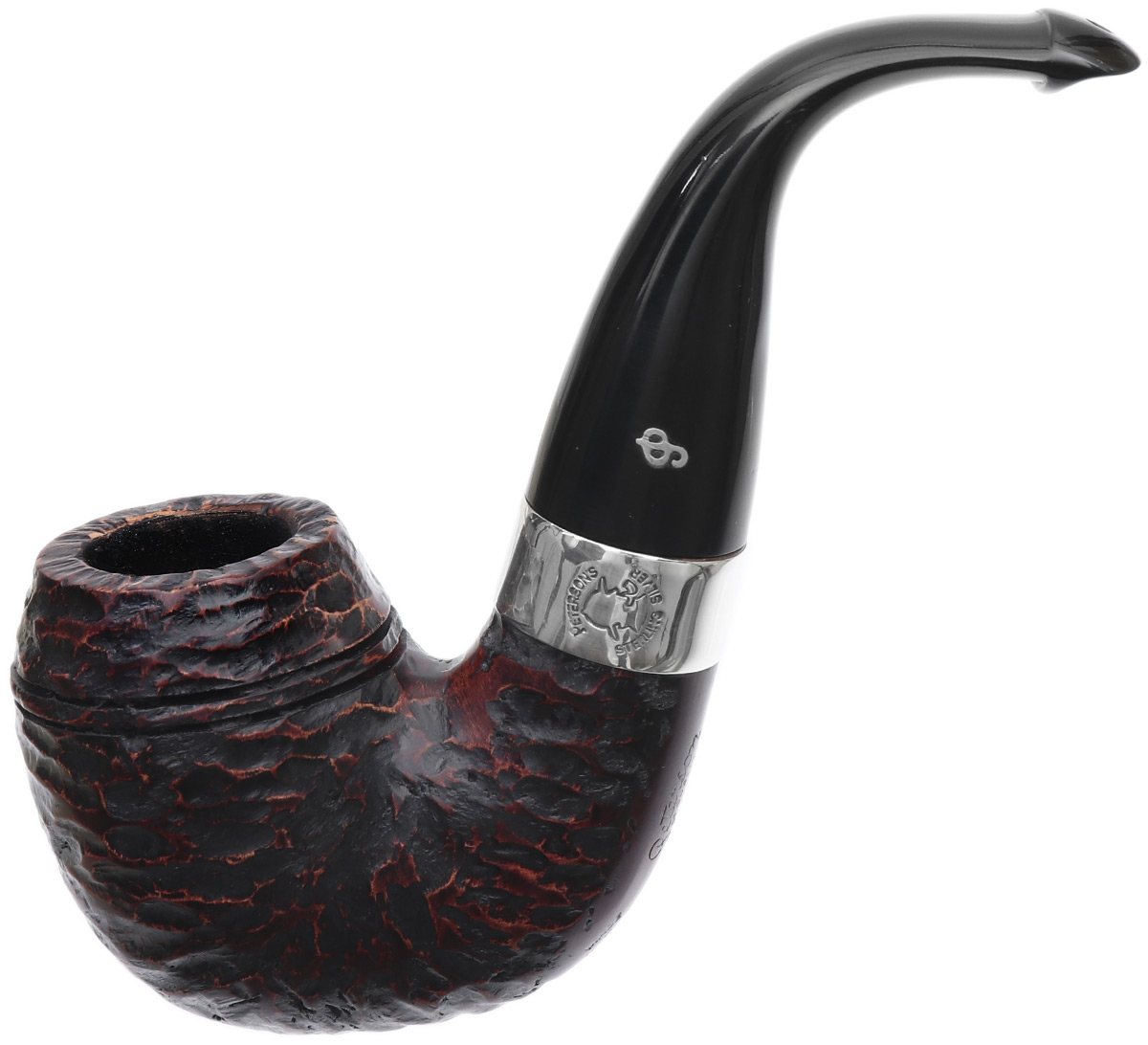 Irish Seconds Rusticated Rhodesian with Silver Band P-Lip (2)