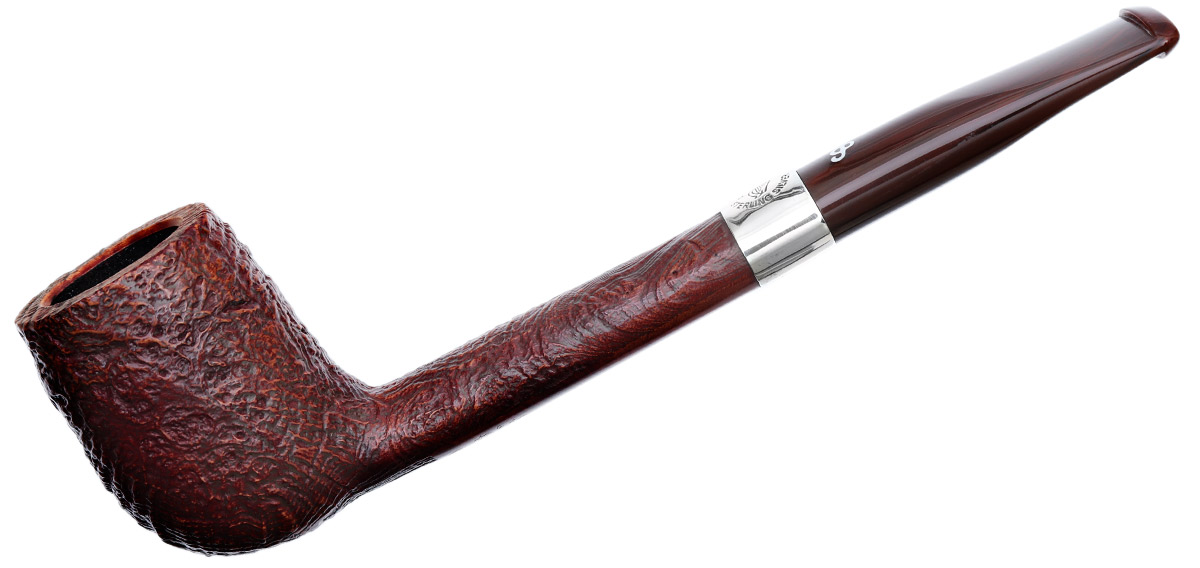 Irish Seconds Sandblasted Canadian with Silver Band Fishtail (2)