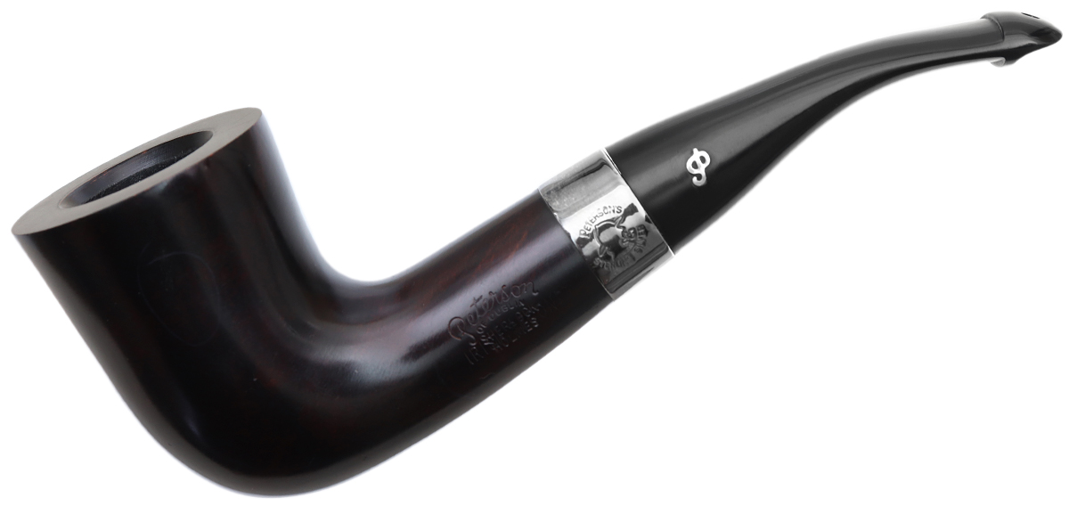 Irish Seconds Smooth Bent Dublin with Silver Band P-Lip (2)
