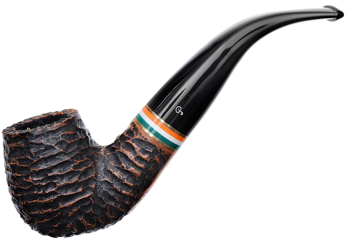 Irish Seconds Rusticated Bent Billiard Fishtail (3)