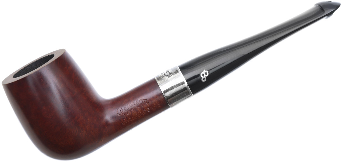 Irish Seconds Smooth Billiard with Silver Band P-Lip (2)