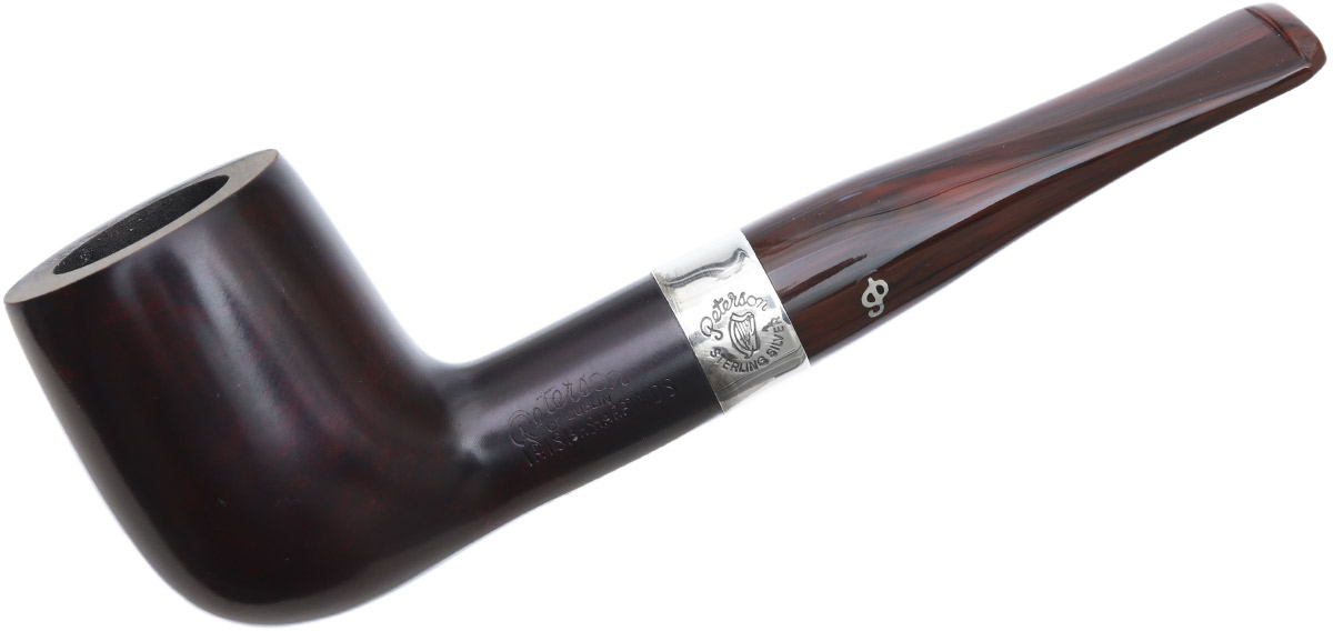 Irish Seconds Smooth Billiard with Silver Band Fishtail (2)
