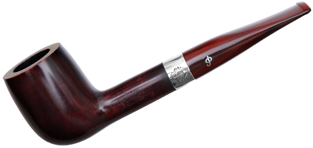 Irish Seconds Smooth Billiard with Silver Band Fishtail (2)