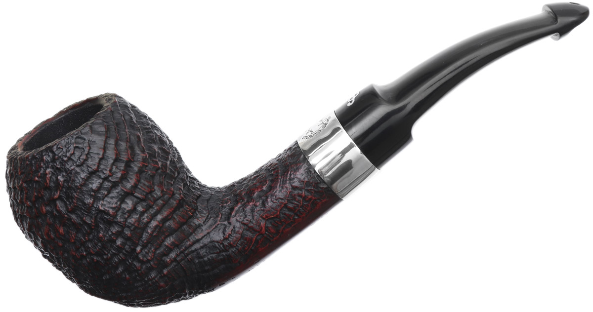 Irish Seconds Sandblasted Bent Egg with Silver Band P-Lip (2)
