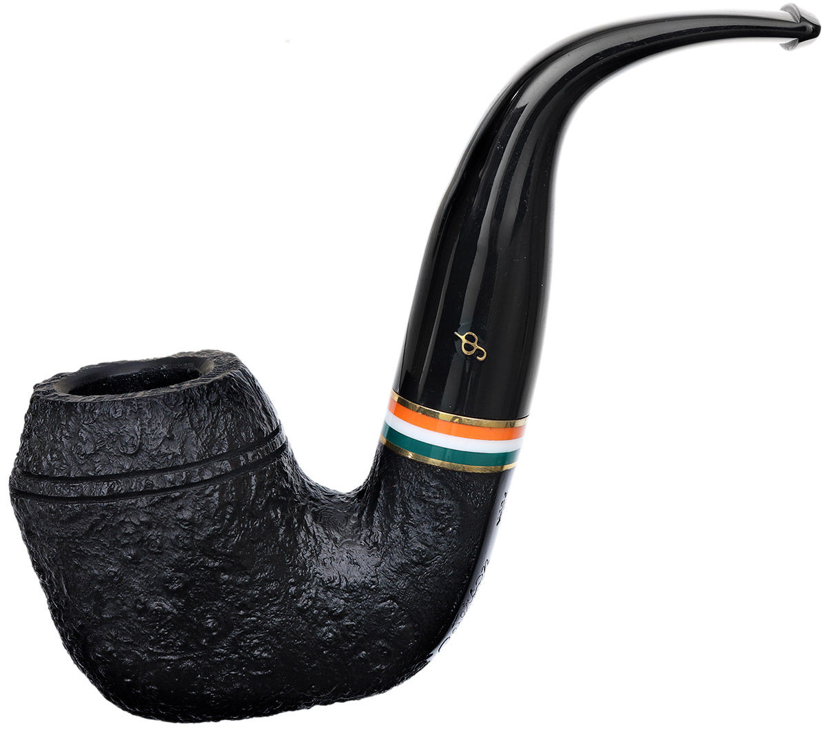 Irish Seconds Sandblasted Rhodesian Fishtail (2) (9mm)