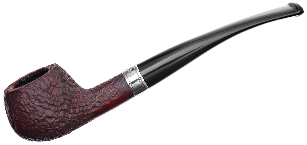 Irish Seconds Sandblasted Prince with Silver Band Fishtail (2)